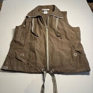 Columbia Sportswear Company Omni Shade Women's Vest Size XL Brown Lightweight